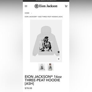Eion Jackson 3-peat Jordan Hoodie (M)